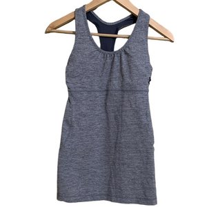 Lululemon Athletica Gray Heathered Tank Top Racerback Sleeveless Size‎ 6